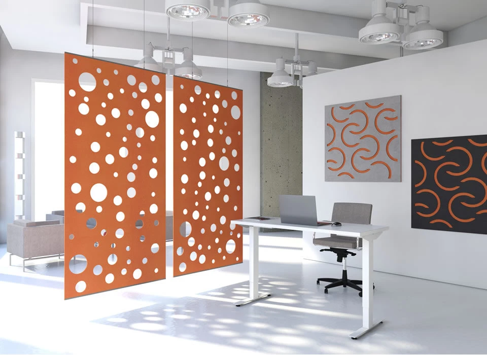 Decorative acoustic wall panels