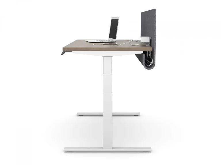 Desk screen and wire manager