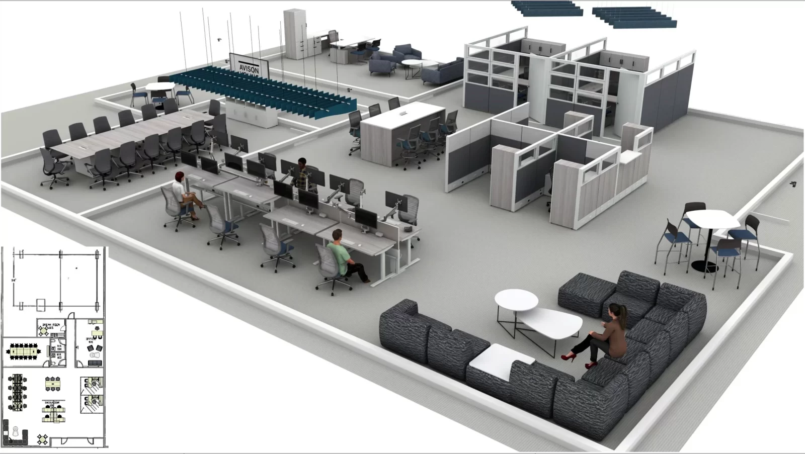 Used Cubicle Space Planning for Atlanta Georgia