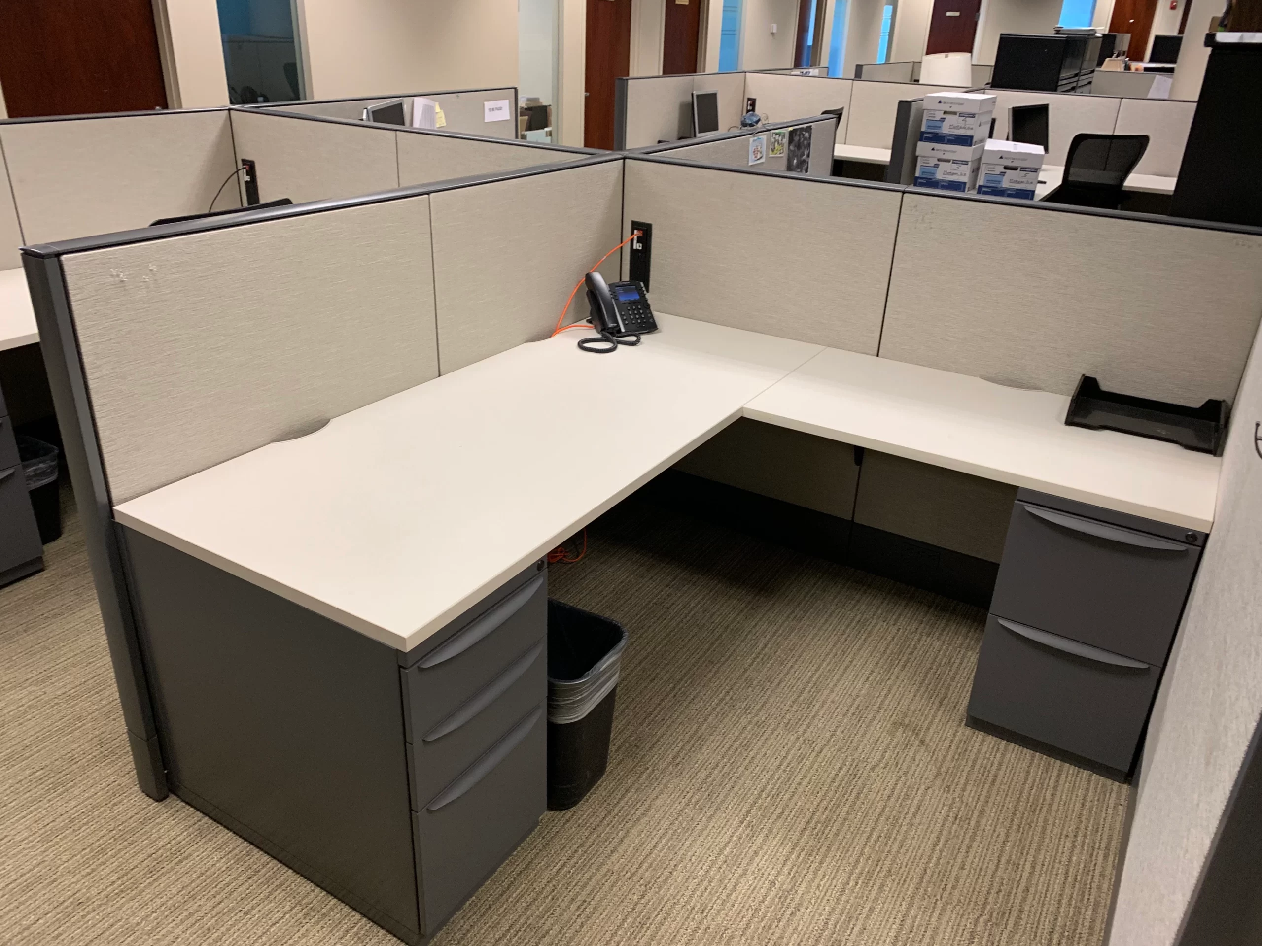 Used Cubicle installed in Atlanta Georgia