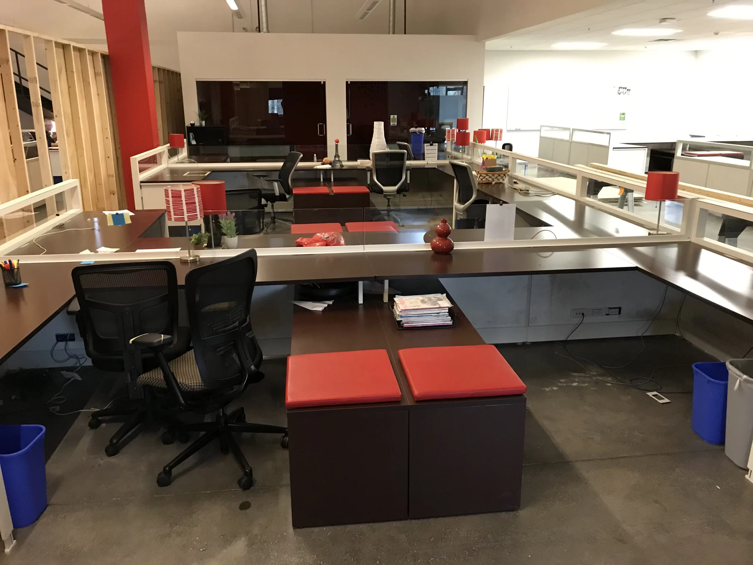 Used Cubicles installed in Columbia South Carolina