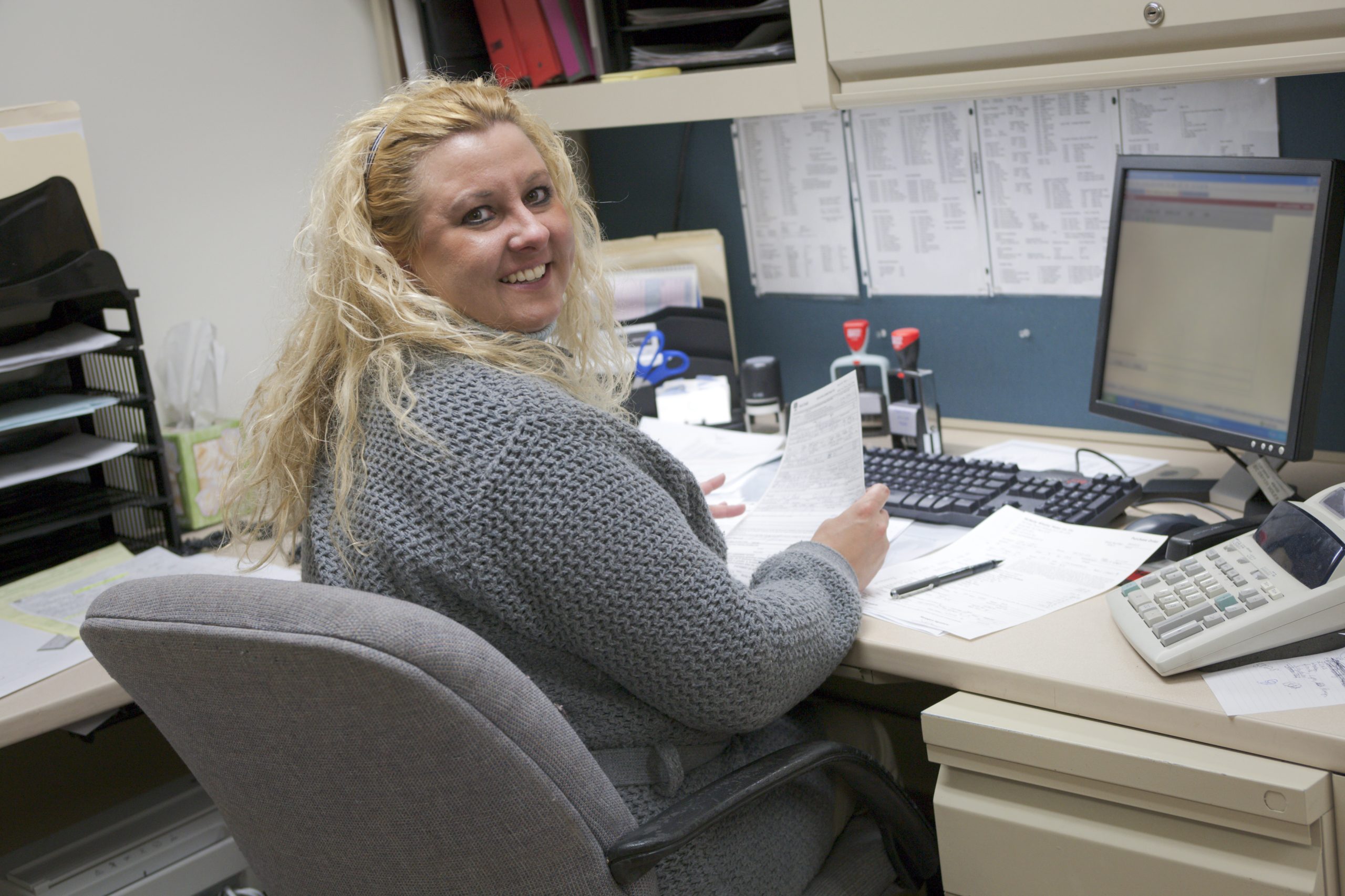 Happy in my used cubicle