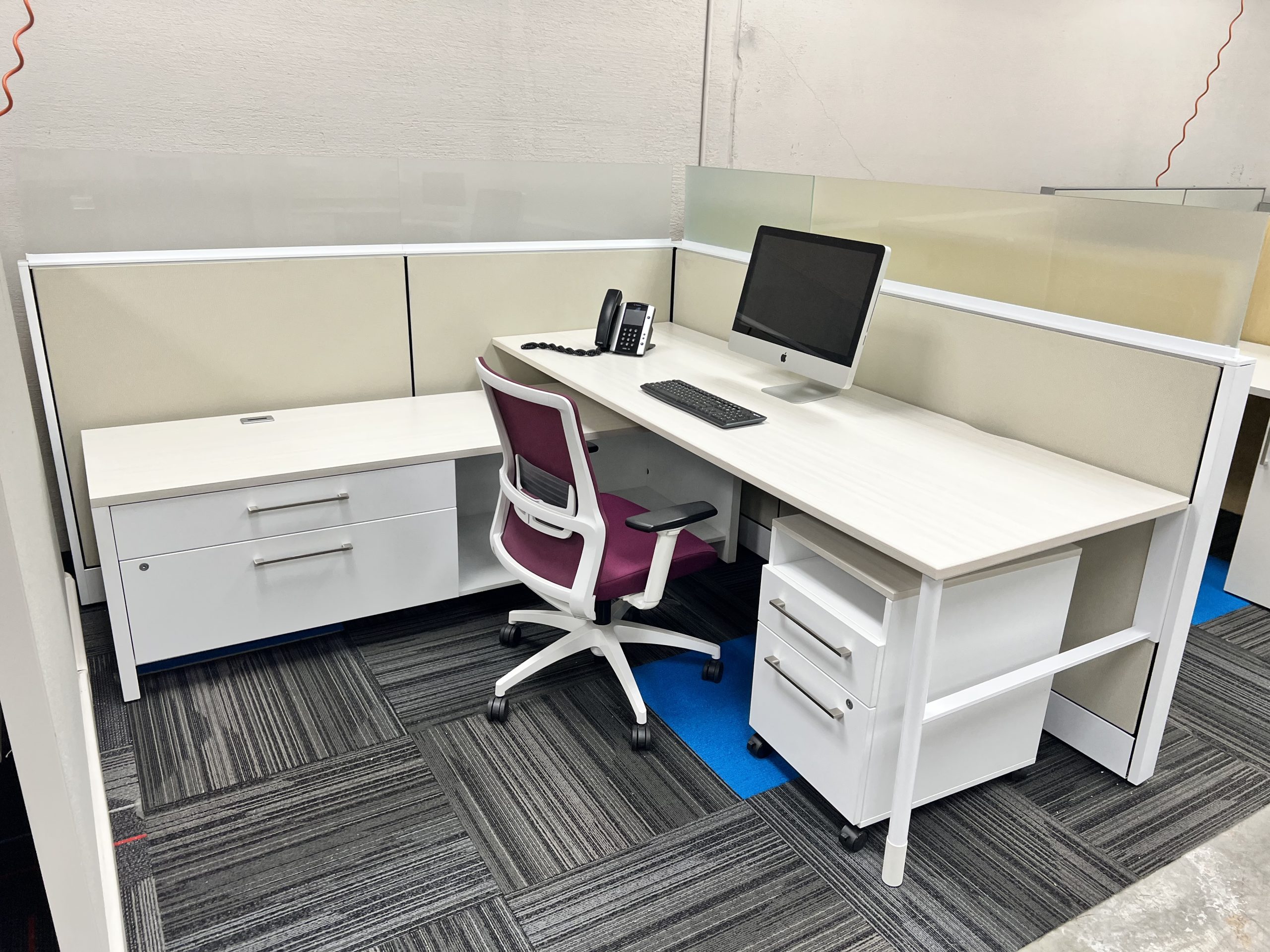 global 7x7 office cubicles