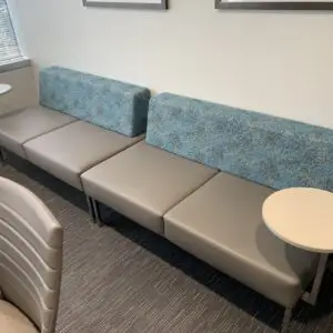 Used Modular Office Sofa Seating with Tablet Tables