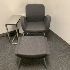 Used Mother’s Room Furniture Set – Chair, Ottoman & Side Table